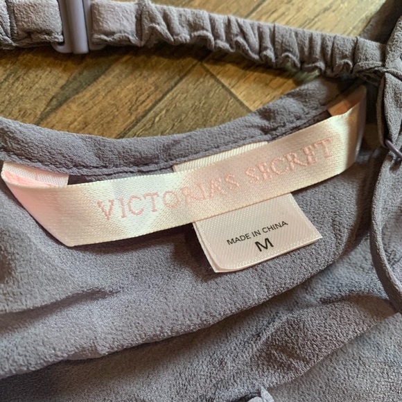 VS Vintage 100% Silk Embroidered Lingerie Babydoll Slip - Picture 10 of 11